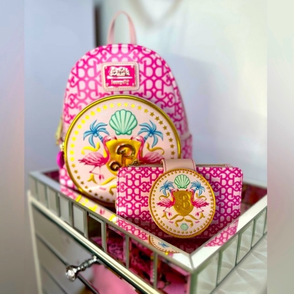 ?RETIRED? Exclusive Loungefly Barbie The Movie Allover Print Backpack